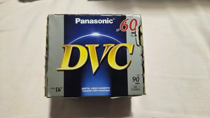 Lote Kit 5 Fitas Mini DV Panasonic 60 Minutos DVC Original Japan