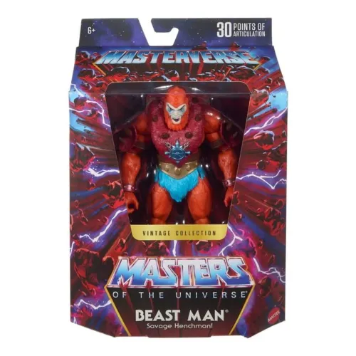 Beast man Homem fera Masterverse Vintage Collection Action Figures, MOTU