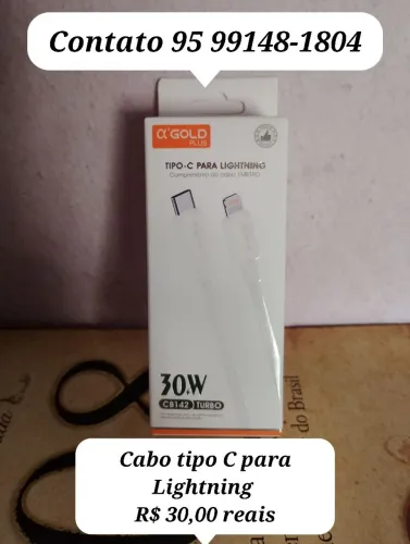 Cabo Tipo C para Lightning 30w - Gold