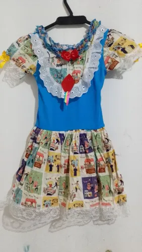 Vestido junino infantil 6 anos desapego 