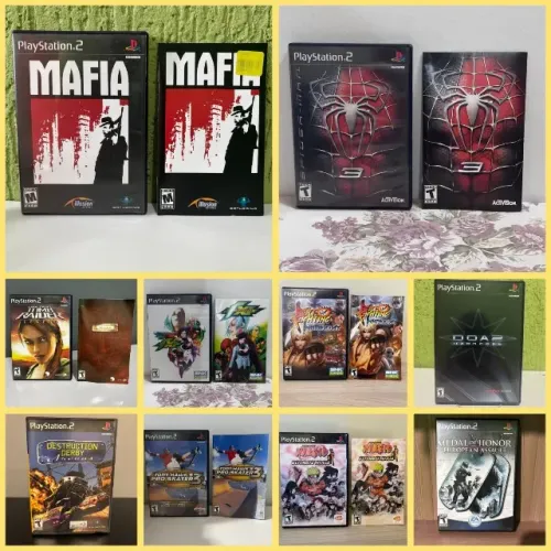 Originais: Mafia, Spider Man 3, Kof XI, Tony Hawks e outros (preços na descrição)