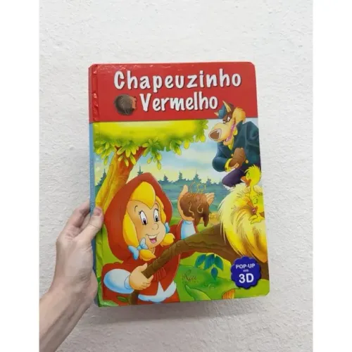 Livro Infantil Chapéuzinho Vermelho Pop-Up 3D