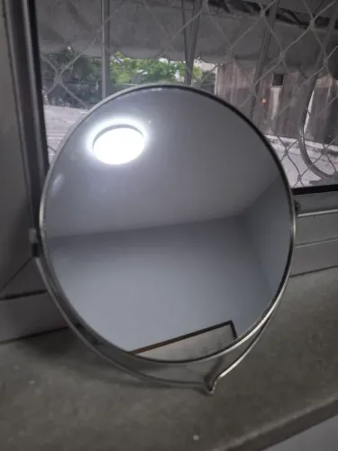 Espelho de Viagem de Inox