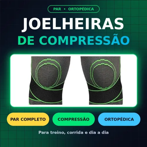 Joelheiras de compressão ortopédica