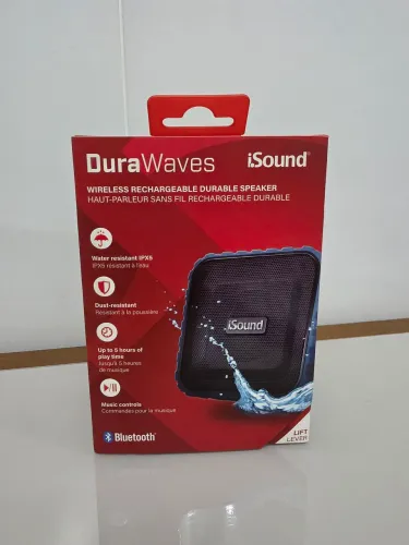 Caixa de som Bluetooth Durawaves Azul iSound