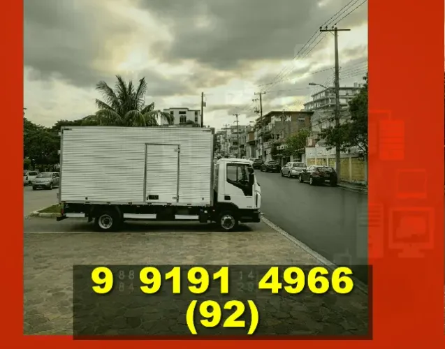 MUDANÇA ALEX (92) 9+9191+4966 CAMINHÃO BAÚ PARA TODO O AMAZONAS