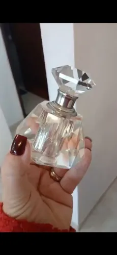 Perfumeiro em cristal lapidado