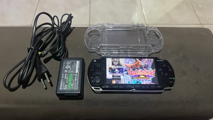 Sony PSP com cartão de 64gb com jogos
