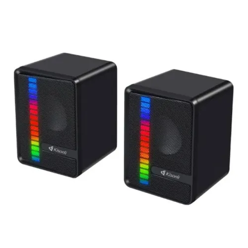 PROMOÇÃO CAIXA DE SOM KISONLI BASSFLOW X14 RGB 6W USB TOP DE QUALIDADE ABSURDA 115$