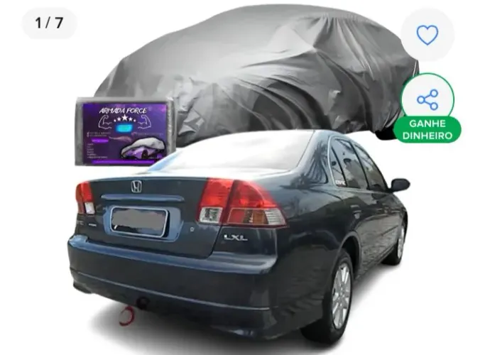 Capa para carro sedan