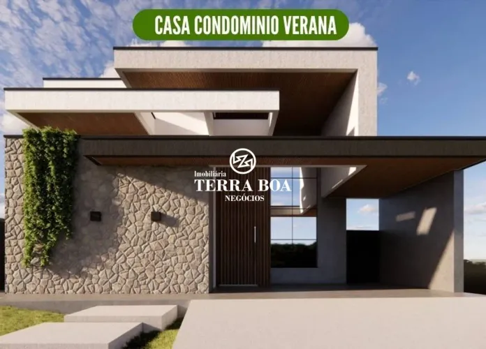 Casa Condomínio Verana - 03 suítes - Fase final de acabamento