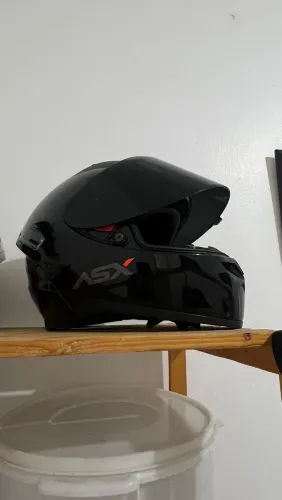 Capacete asx- viseira black original + transparente