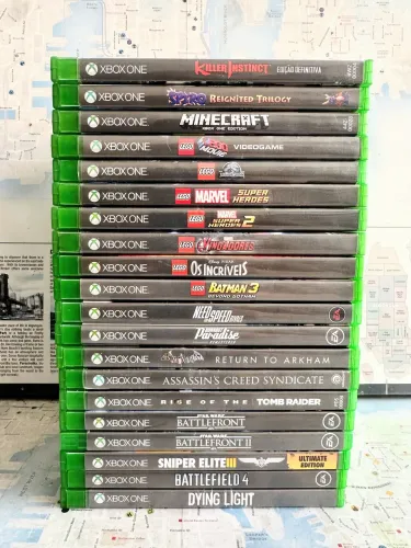 Jogos de Xbox One originais e semi novos
