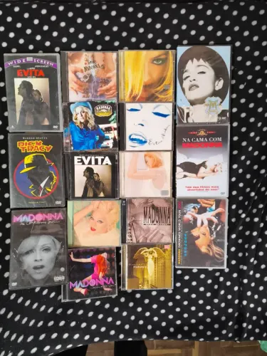 Madonna Cds e Dvds raros e comuns lote 