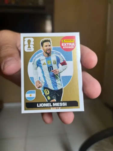 Figurinha Extra, Lionel Messi Ouro