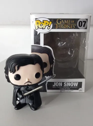 Boneco Funko Pop Tv Jon Snow #07 Game Of Thrones Series (Usado)