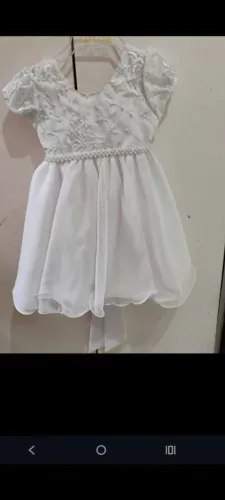Vestido branco para batizado 