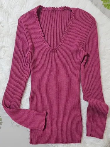 Blusa trico feminina tamanho M