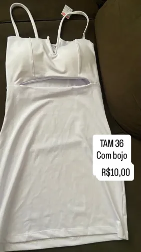 Vestido novo branco
