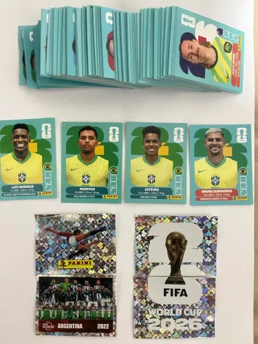 Figurinhas avulsas da Copa do Mundo 2026