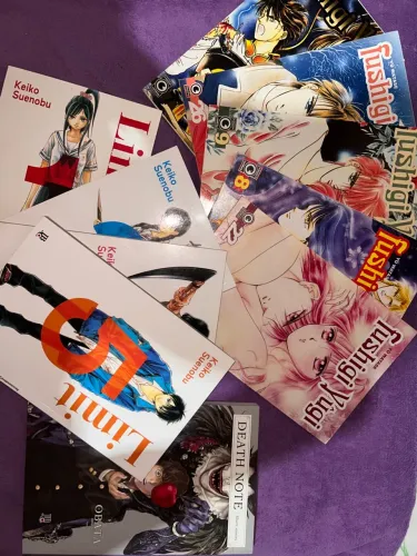 10 volumes de mangás | Death Note, Limit e Fushigi Yugi
