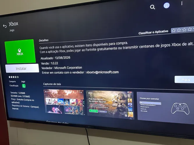 Smart TV LG 55" 4K UHD (webOS 25) - Com Xbox Integrado!