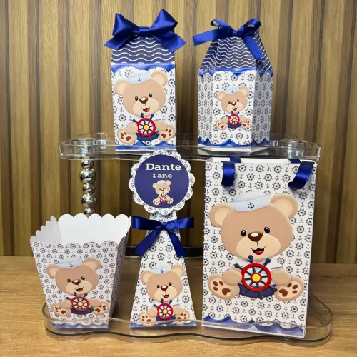 Kit lembrancinha Personalizada marinheiro | Caixinhas e Lembrancinhas