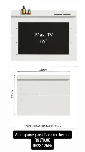 Painel de TV branco