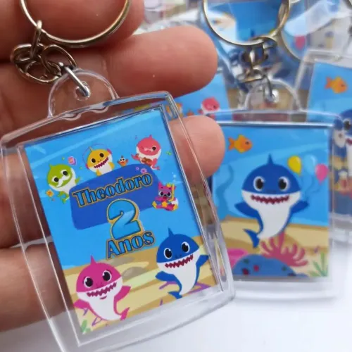 Chaveiros personalizados de acrílico