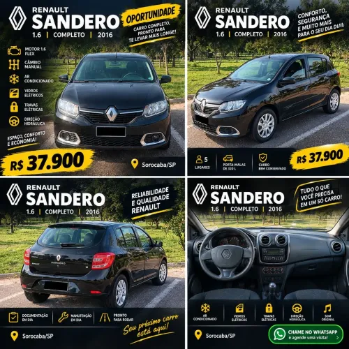 Renault Sandero Expression Hi-power 1.6 8V 5P 2016