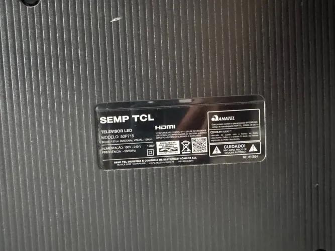 Tv para retirada de peças - tela quebrada