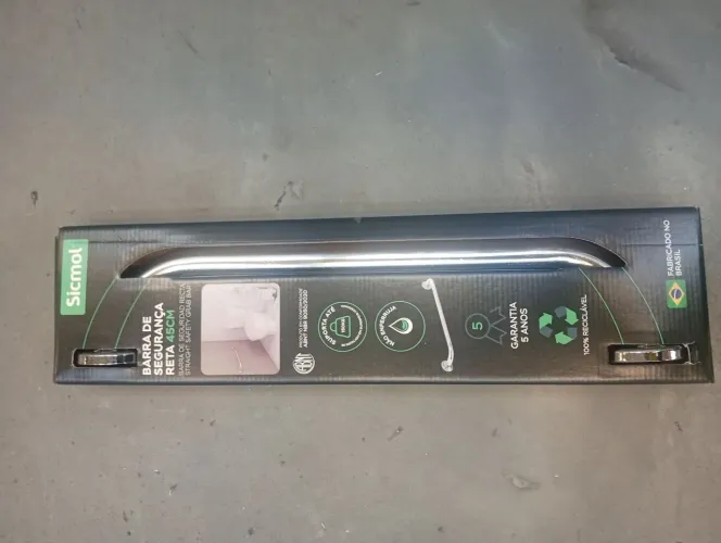 barra de apoio aço 45 cm