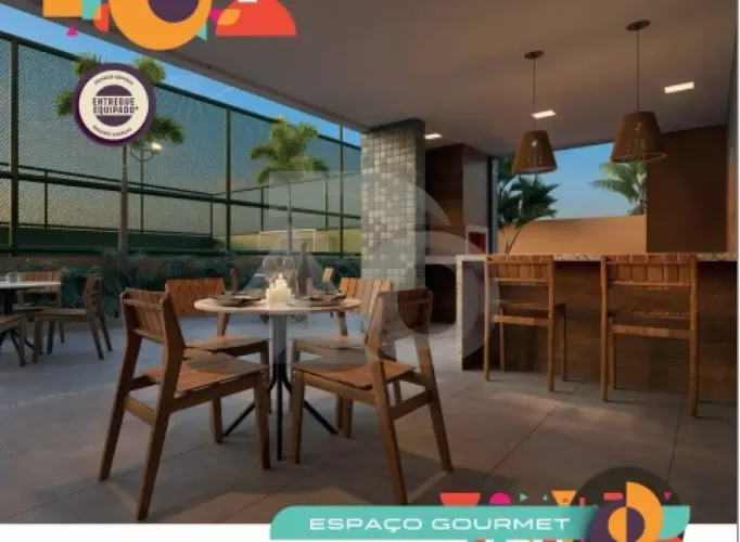 Poesia Art Home: Apartamento com Suíte e Estrutura Completa de Lazer