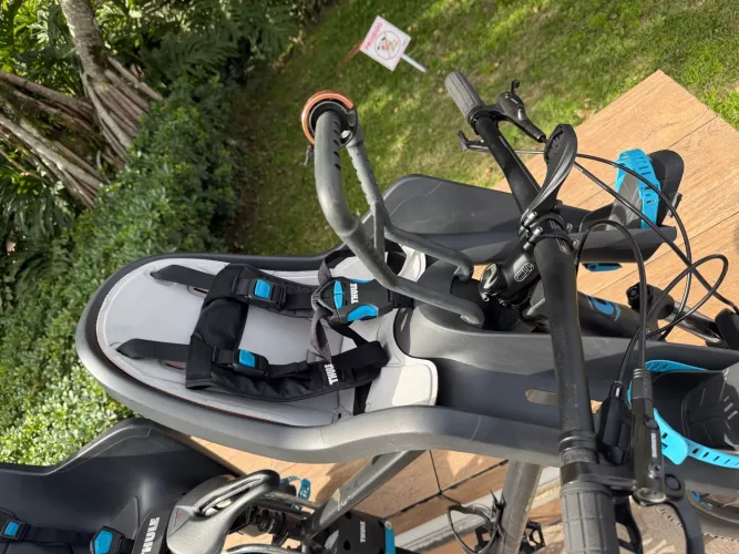 Cadeirinha infantil Thule - frente da bike - IMPERDÍVEL 
