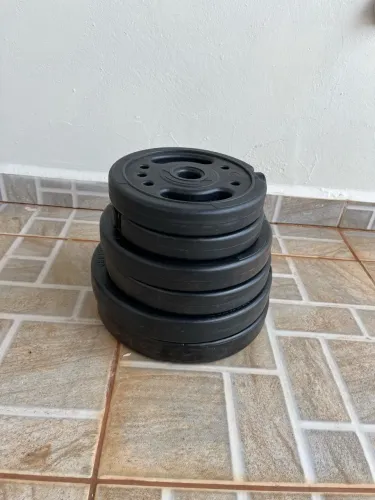 Kit anilha 20kg em polietileno