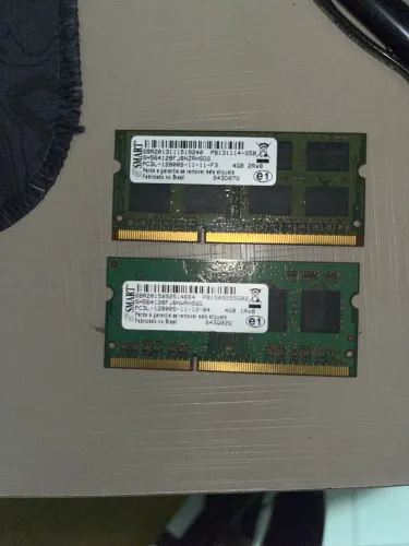 Memoria ram notebook 8GB(2x4) pra vender rapido