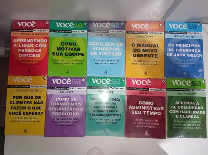 Coleção Desenvolvimento Profissional - 10 Livros Sextante Você S.A | Novo Lacrado