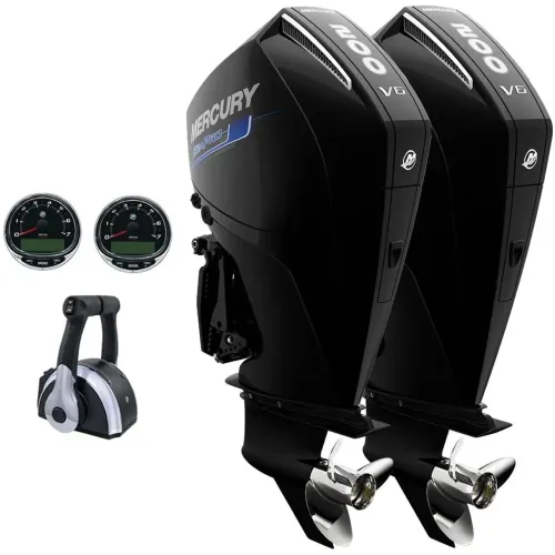 Parelha Mercury 200HP Sea Pro - Motor de Popa Novo 