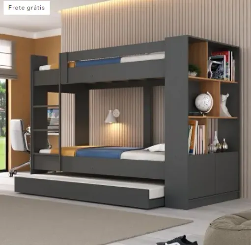 Treliche com Estante 2 Portas 6 Nichos Branco/Nogal:VALOR PROMOCIONAL AVISTA 890 REAIS