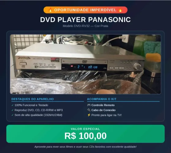 DvD Portatil Panasonic