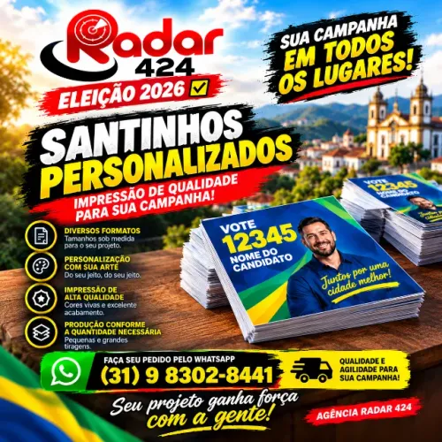 SANTINHOS PERSONALIZADOS 2026