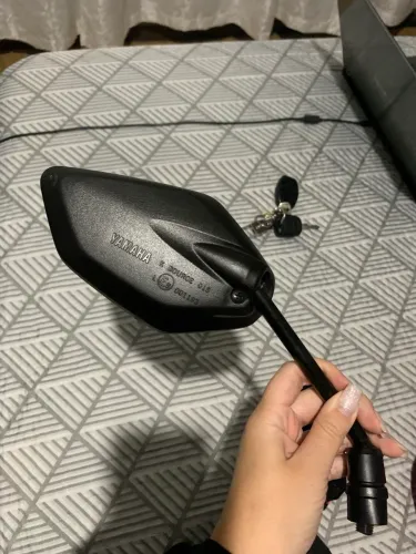 Retrovisor Yamaha Esquerdo Preto - Peça Original