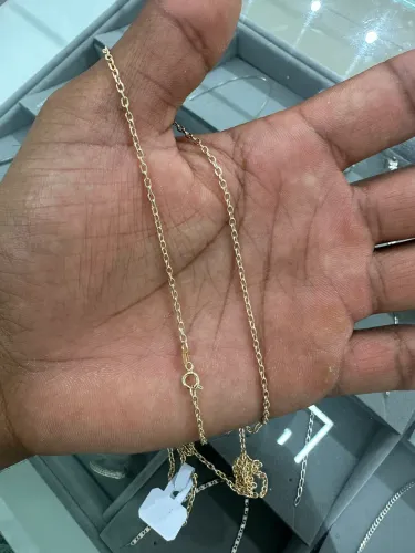 Corrente ouro 18k fina 2mm