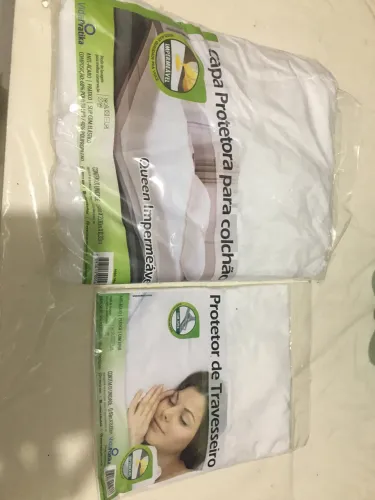 Kit de capa de colchão e travesseiro impermeável