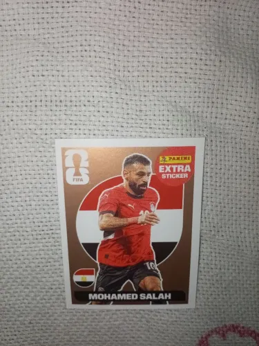 FIGURINHA OFICIAL DA COPA LEGEND BRONZE DO MOHAMED SALAH PERFEITO ESTADO