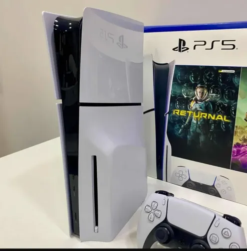 Playstation 5 slim mídia física 2 controles bora jogar GTA 6
