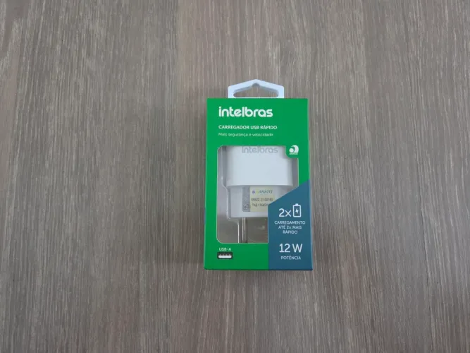 Carregador USB Rápido Intelbras 12W Novo