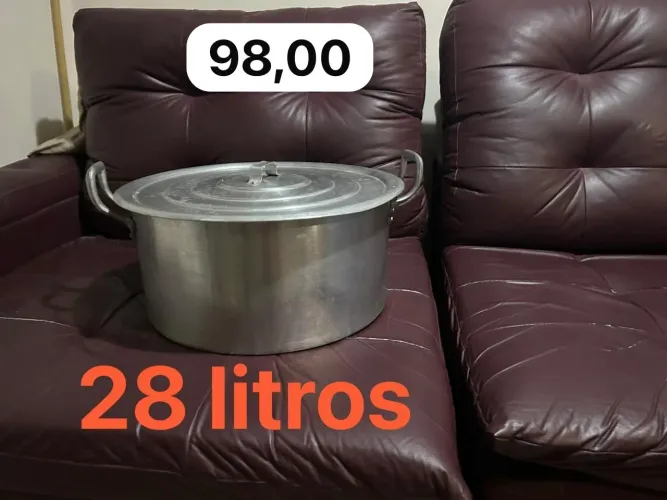 98,00 PANELA CAÇAROLA 28 LITROS