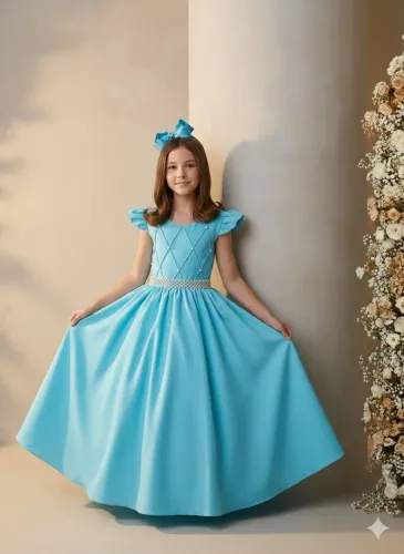 Vestido festa infantil 