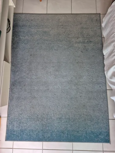 Tapete azul/cinza degradê (aceito cartão) 2,00 m x 1,50 m